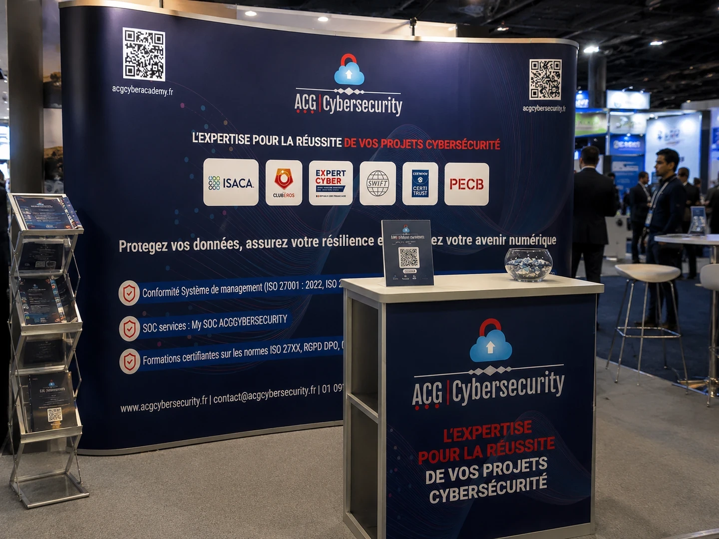 Design de Stand d’Exposition B2B | Cybersécurité