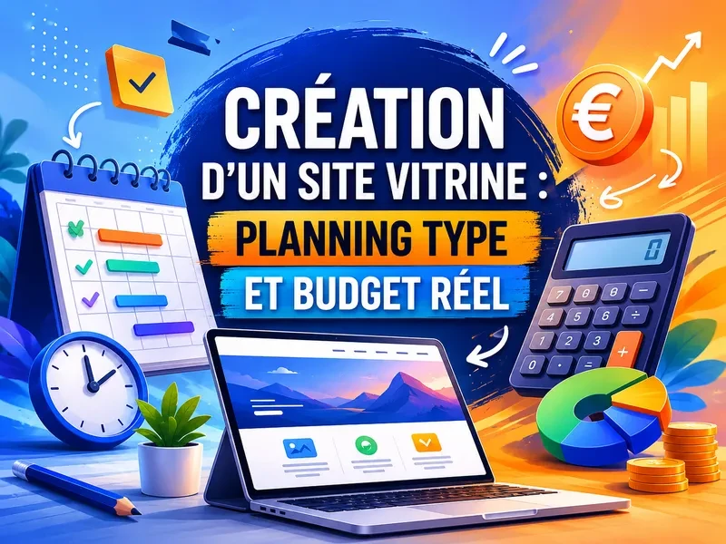 Prix d’un site vitrine : budget réel et planning