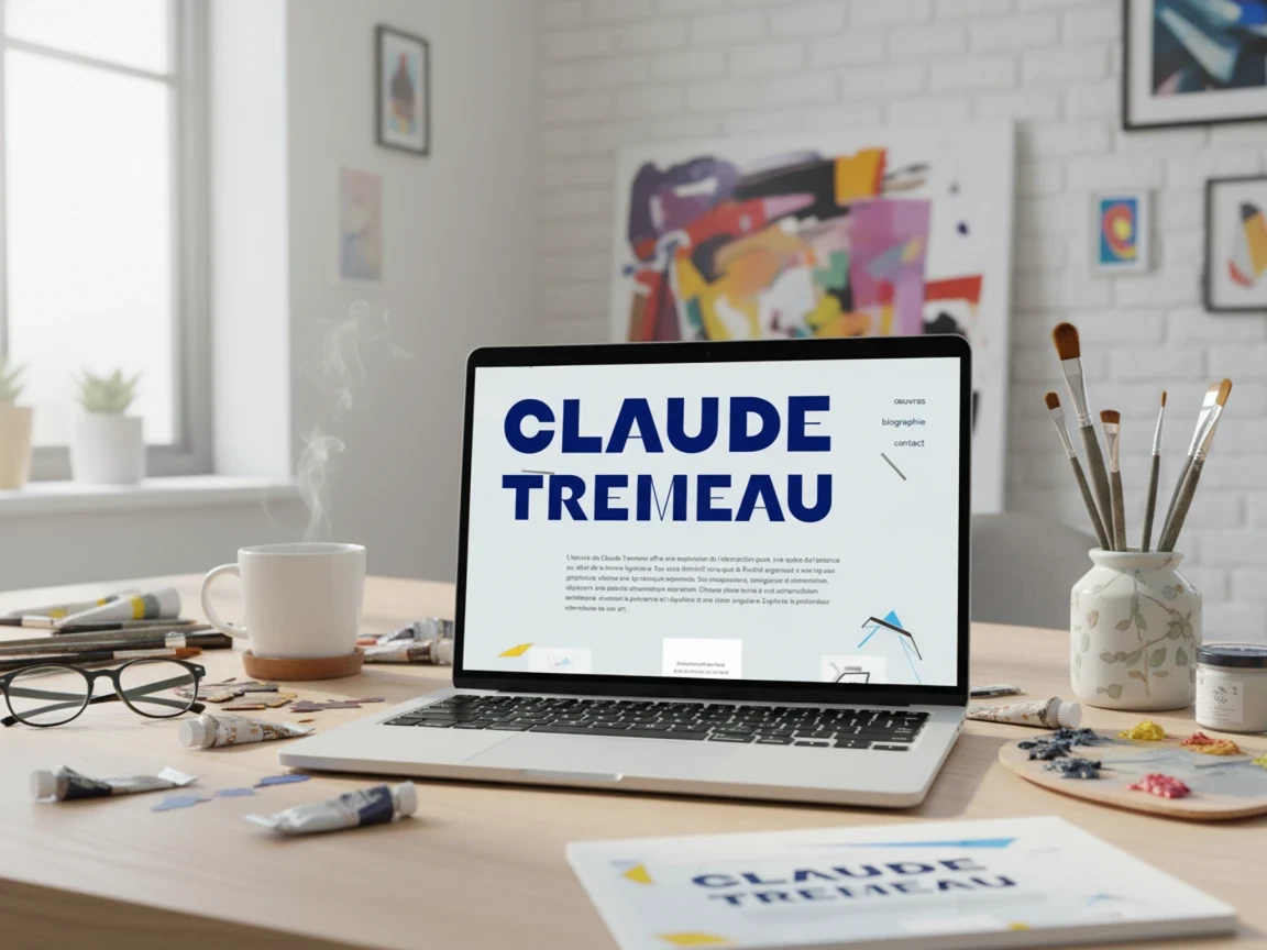 Site Web Portfolio Artiste Peintre Claude Trémeau | Design & UX/UI