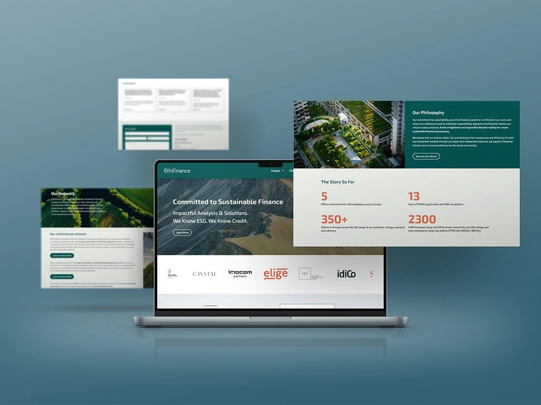 EthiFinance Web Design