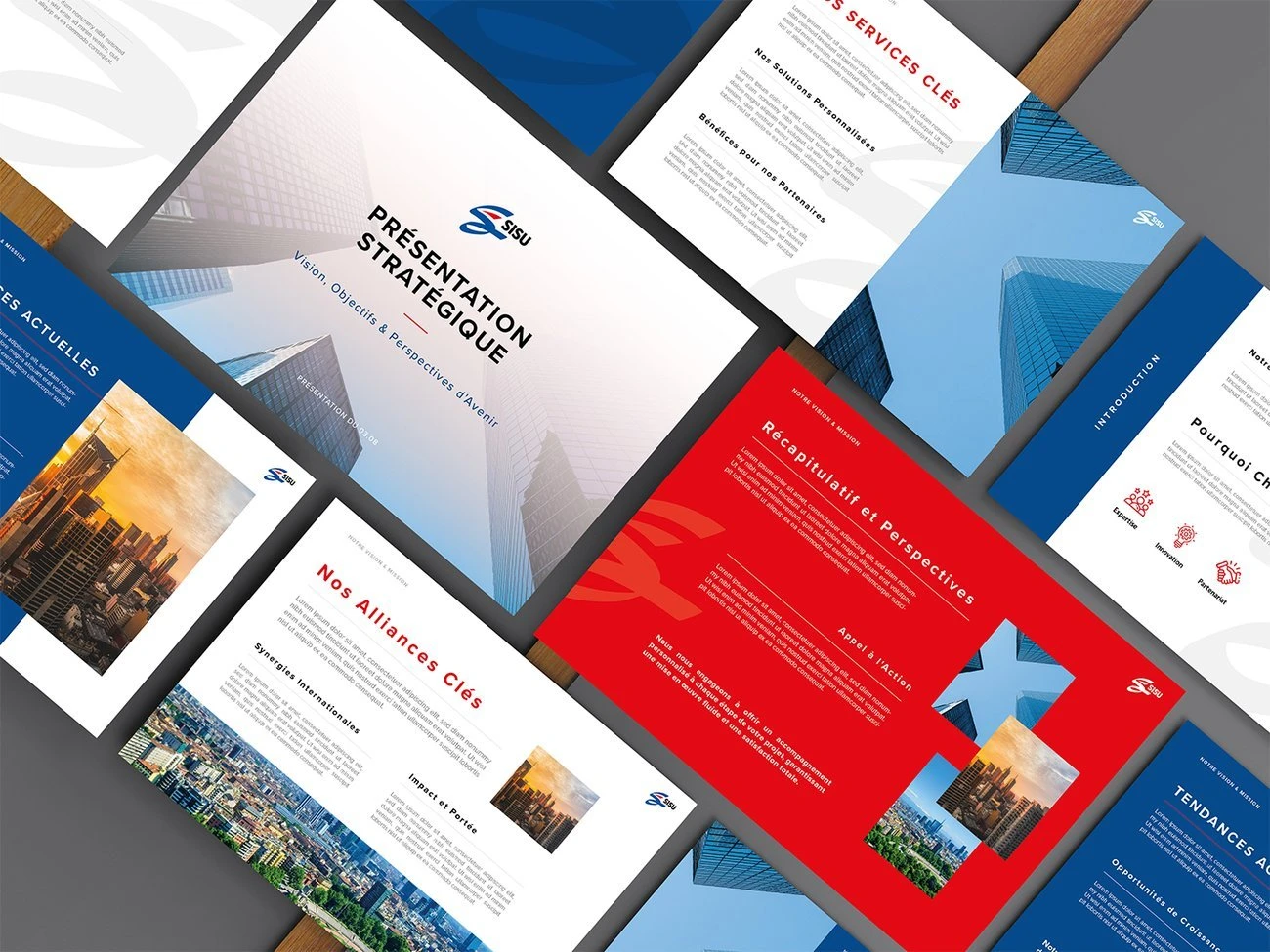 SISU — Design de pitch deck