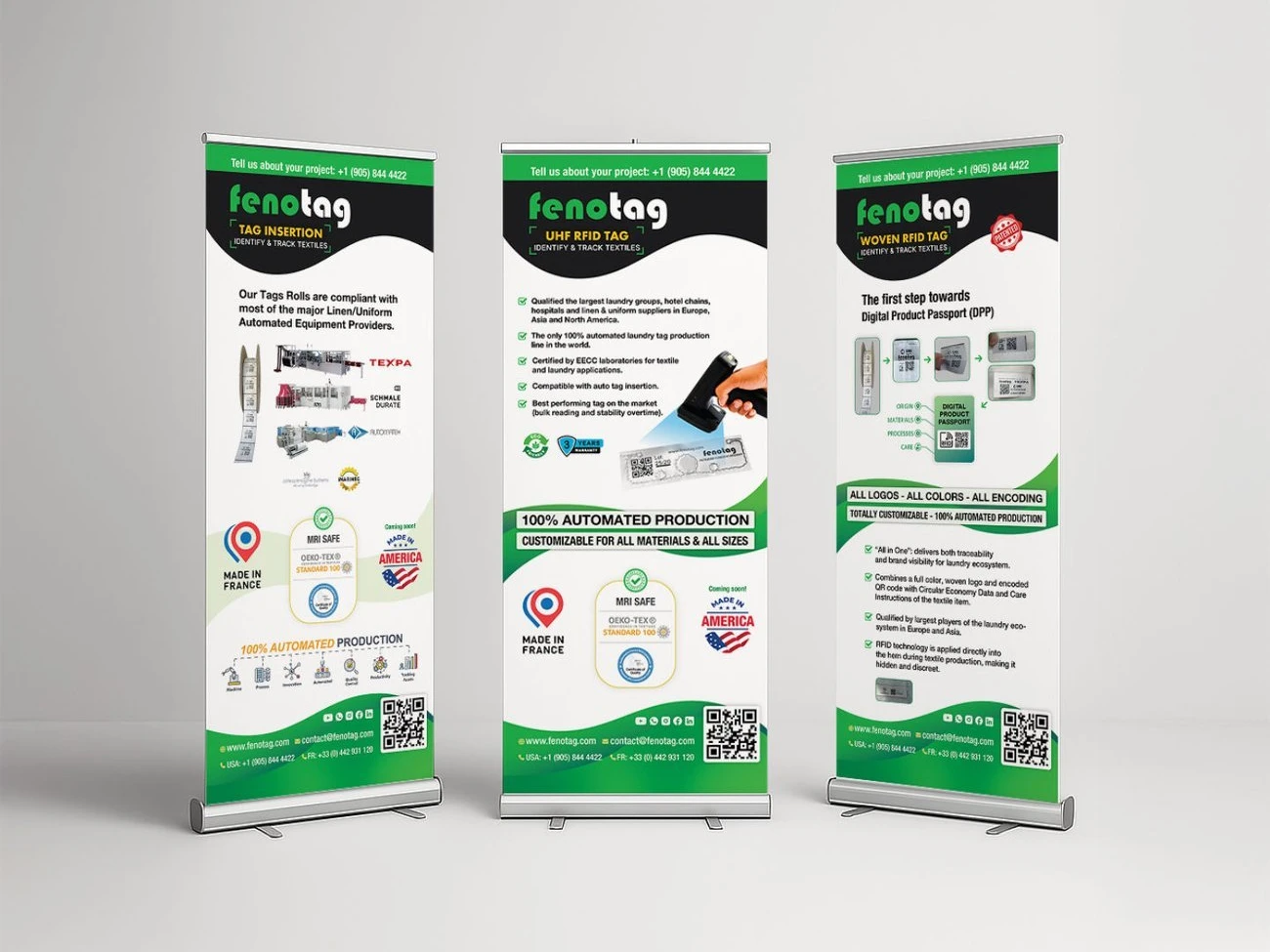 Kakémonos professionnels de salon – Fenotag