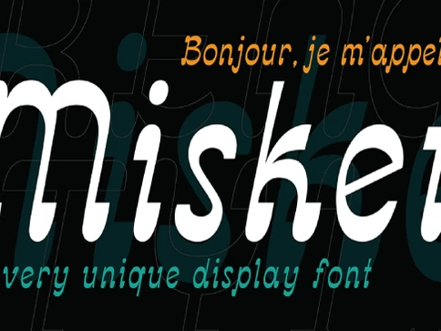 Misket Font Design