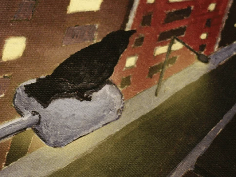 Illustrations acryliques – The Man Who Could Turn into a Crow
