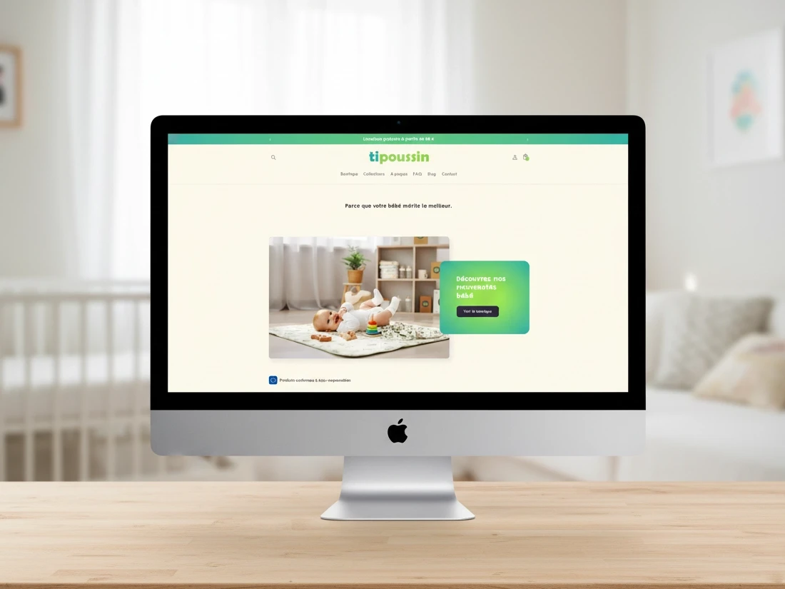 TiPoussin – Conception et développement E-commerce Shopify