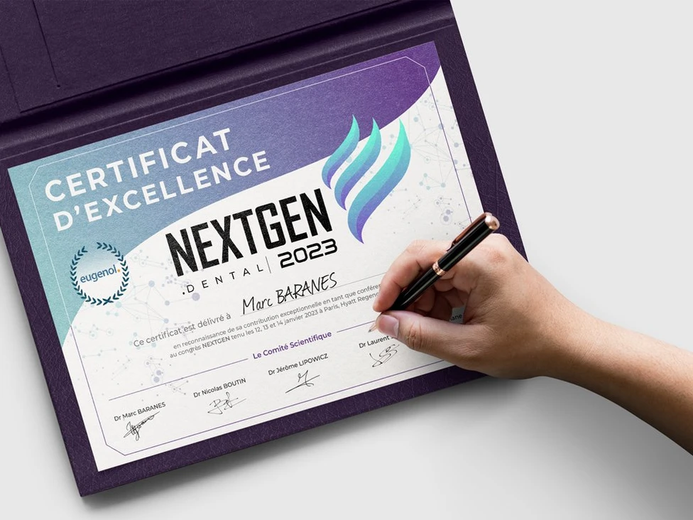 NextGen Conference – Certificat d’excellence