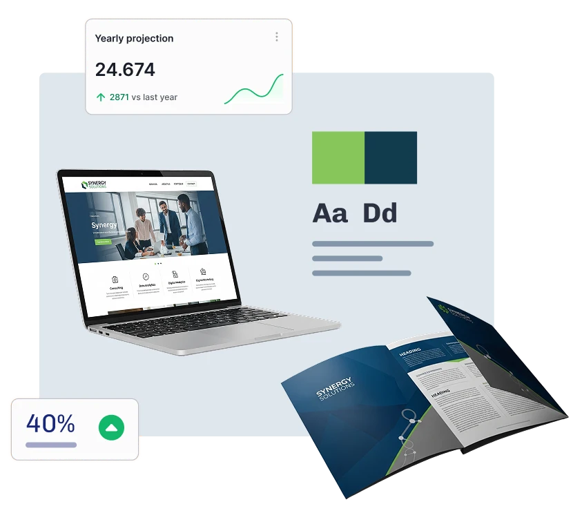 Design system and graphic components
