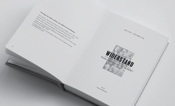 Book layout Widerstand