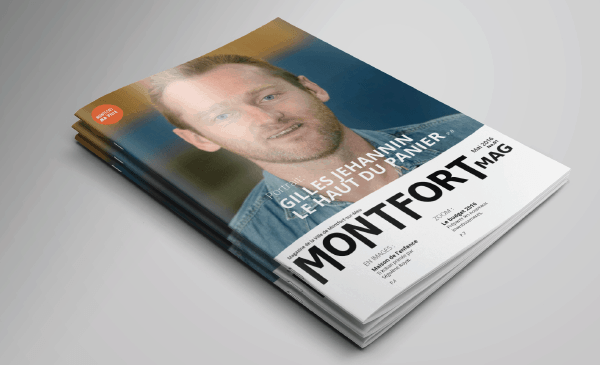 Creation and graphic design of the magazine for the town of Montfort-sur-meu