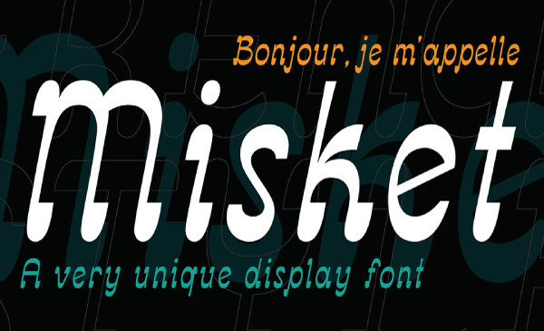 Thumbnail of the Misket font created by Altay Dagistan