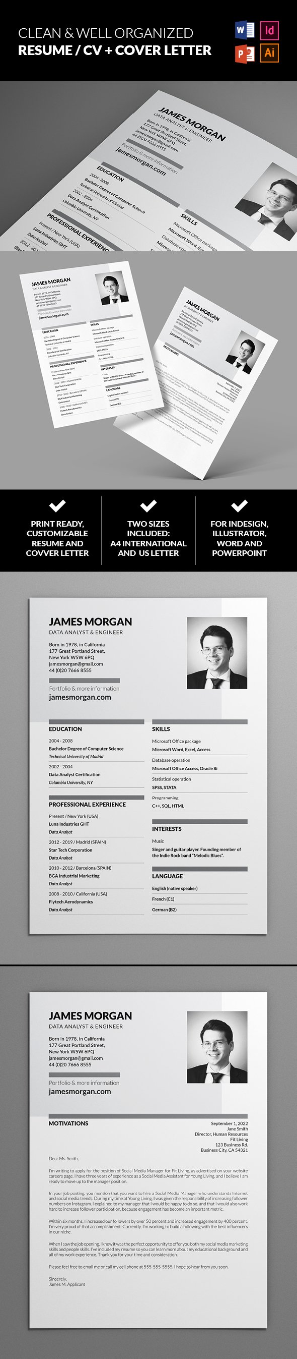 Free Resume And Cover Letter Templates from altaydagistan.com