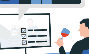 Tastywines-online web design and graphic creation.