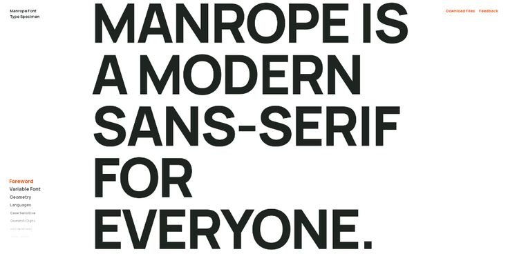Typographie moderne : design d'une police sans-serif contemporaine pour projets de communication visuelle et web.