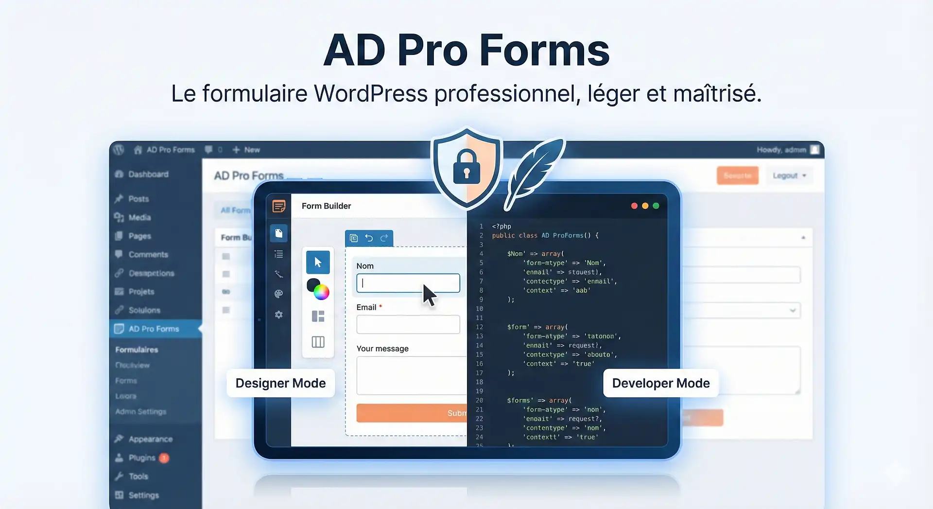 AD PRO FORMS – Plugin de formulaires pour WordPress