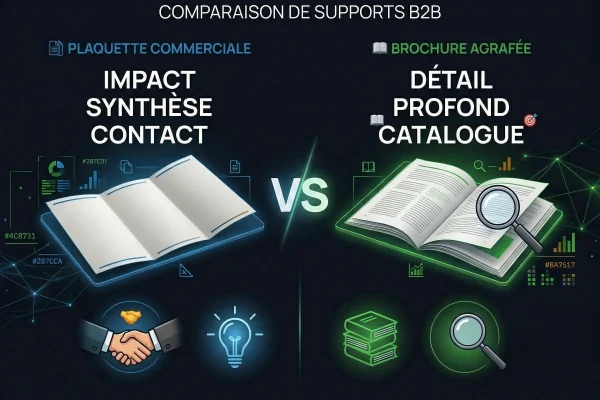 creation brochure plaquette design Plaquette commerciale ou brochure : laquelle choisir pour votre entreprise ?