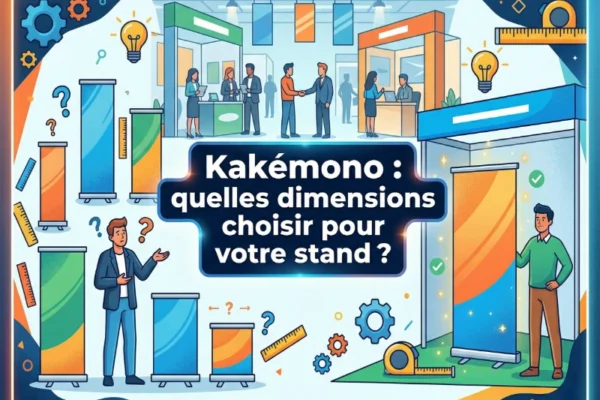 kakemono quelles dimensions choisir Kakémono : quelles dimensions choisir pour votre stand ?