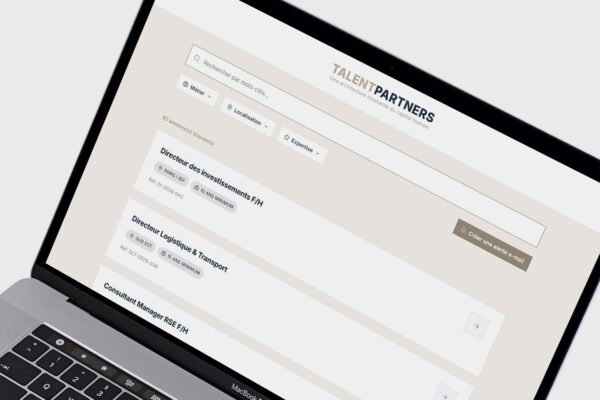 Design d&rsquo;Interface pour Job Board Premium